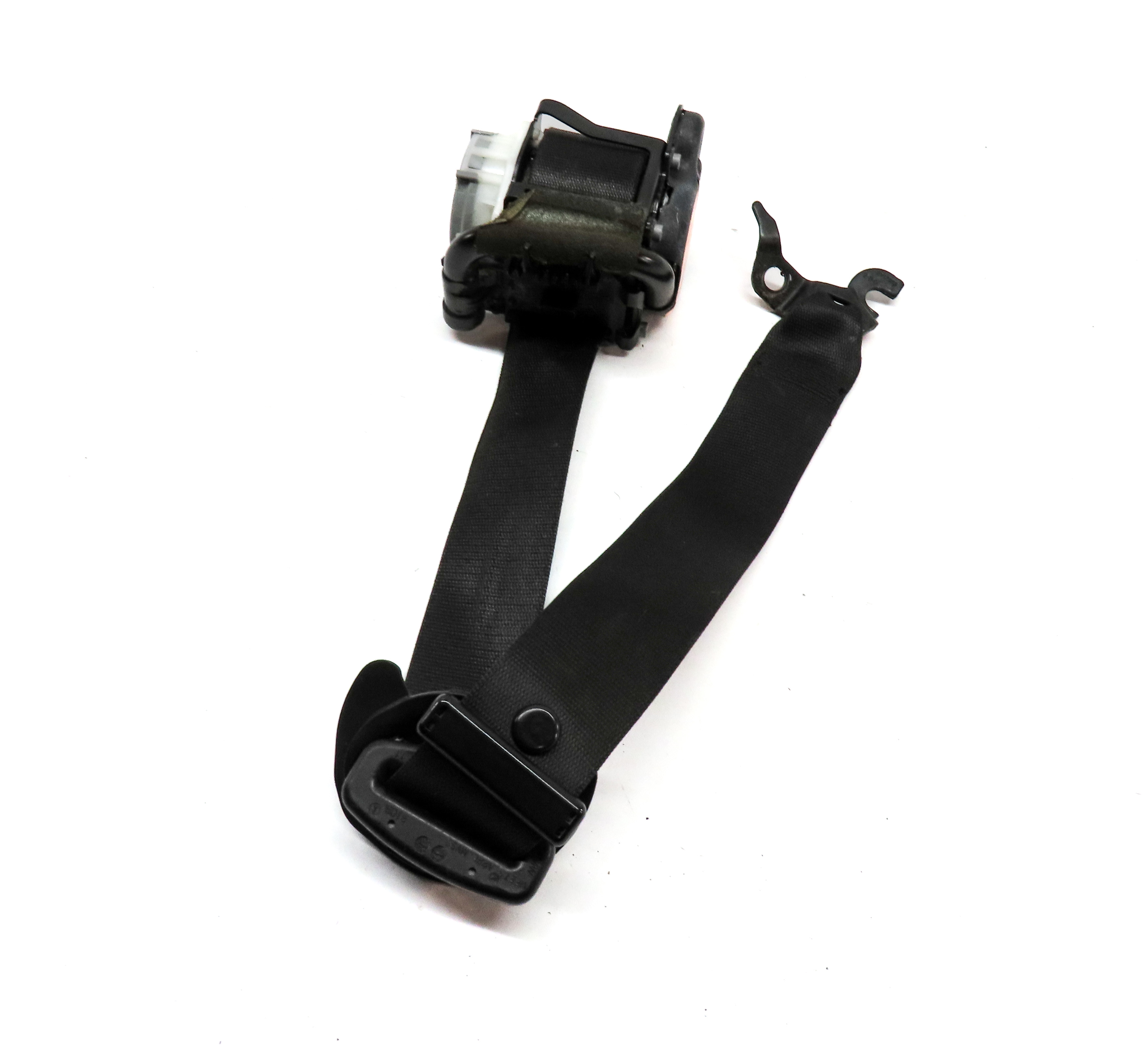 11-18 BMW X3 X4 (F25 F26) LEFT FRONT DRIVER SEATBELT BUCKLE RETRACTOR (Black) — exact item pictured